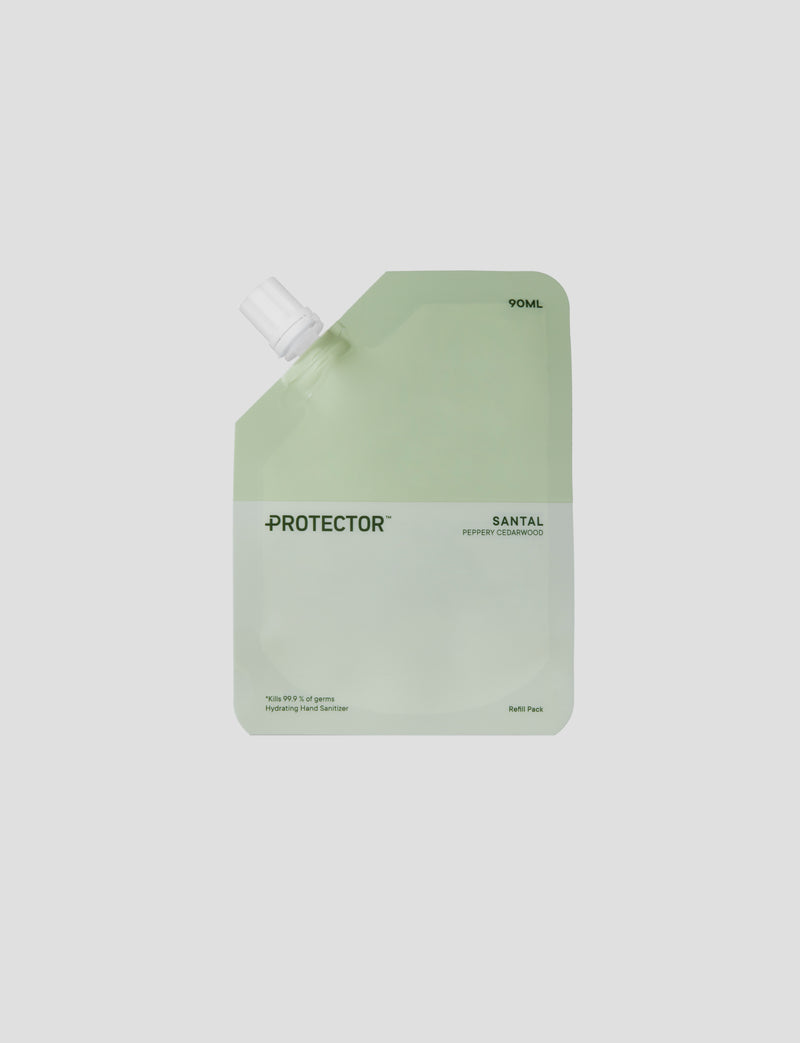 Protector Hydrating Hand Sanitizer Refill Pack (90ml), Santal