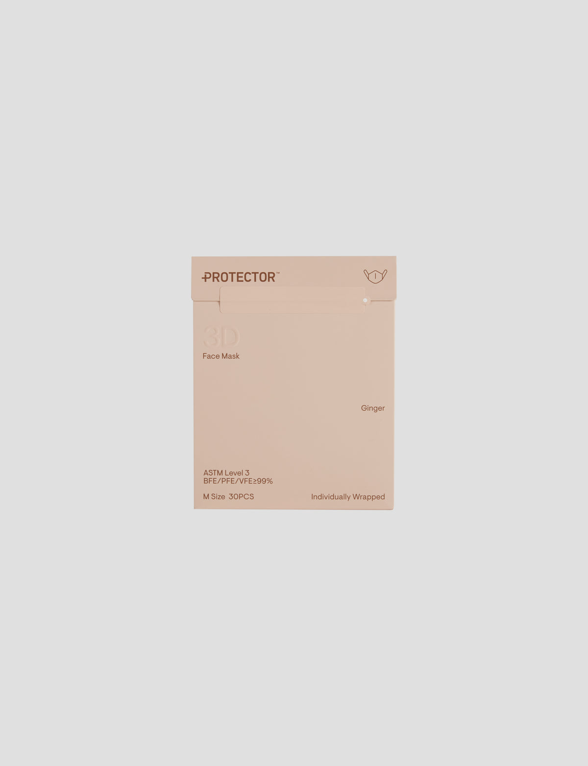 Protector 3d Protector 3D Face Mask, Ginger