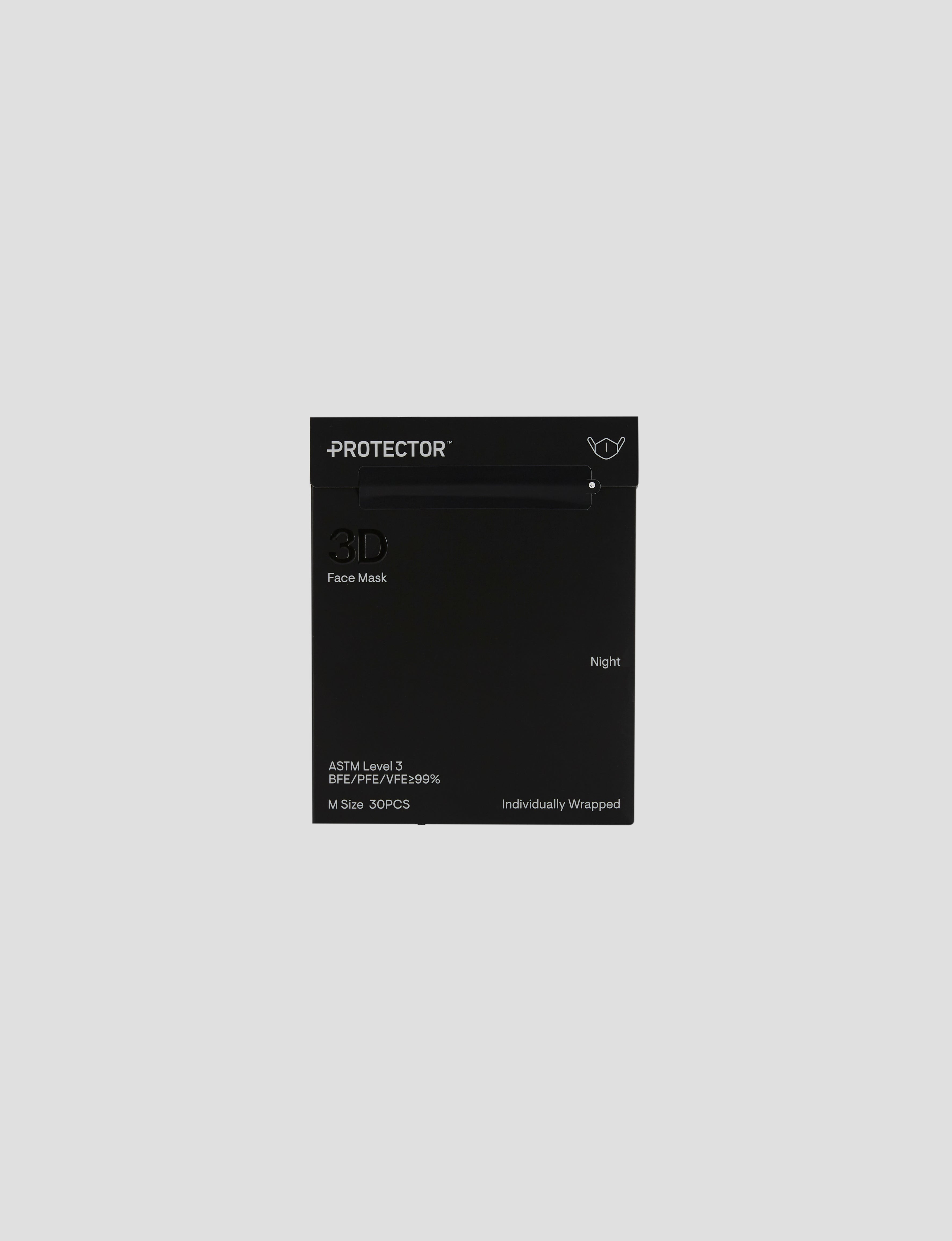 Protector 3d PROTECTOR 3D 立體型口罩,夜幕黑