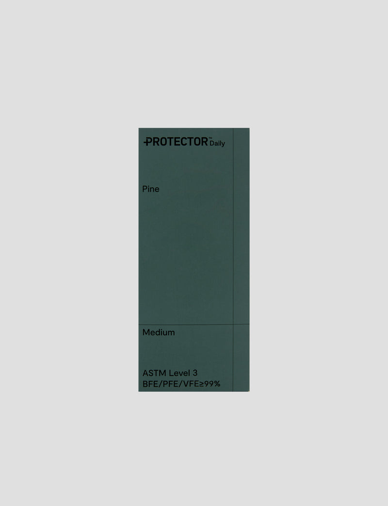 Protector Daily 口罩，松木綠